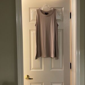 J. Jill Wearever Soft Taupe Tank Top